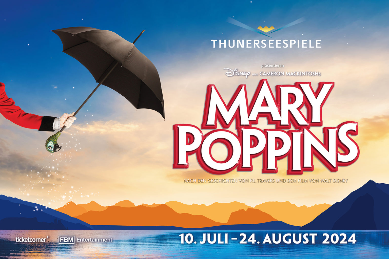 Thunerseespiele 2024 folgt Mary Poppins Radio BeO